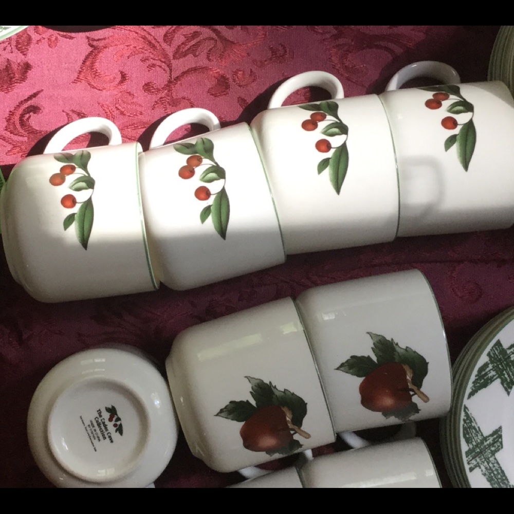 APPLE CADES COVE Retired StoneWare DinnerWare EUC - Picture 2 of 14